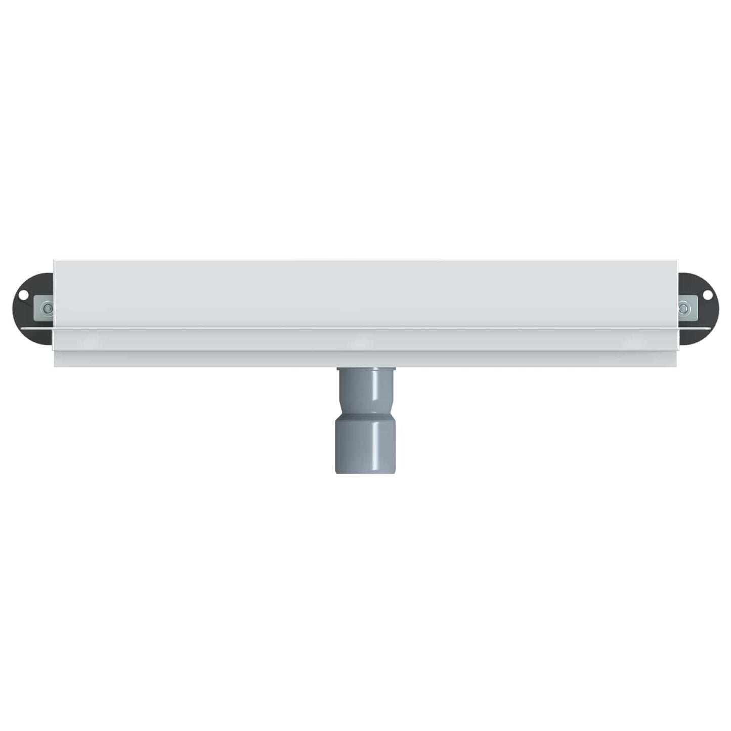 Wandmontierter Duschablauf Silber 50 cm Edelstahl 304