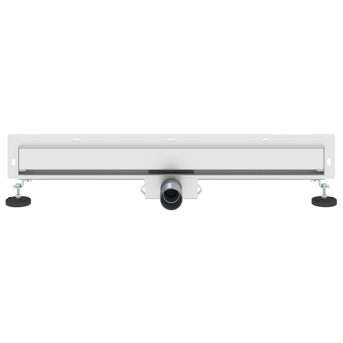 Wandmontierter Duschablauf Silber 70 cm Edelstahl 304