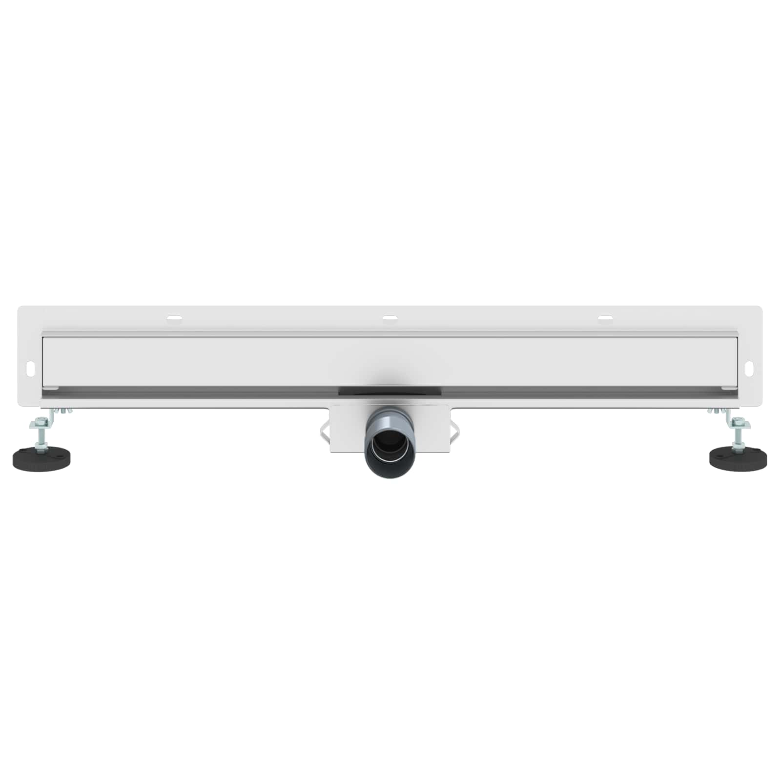 Wandmontierter Duschablauf Silber 70 cm Edelstahl 304