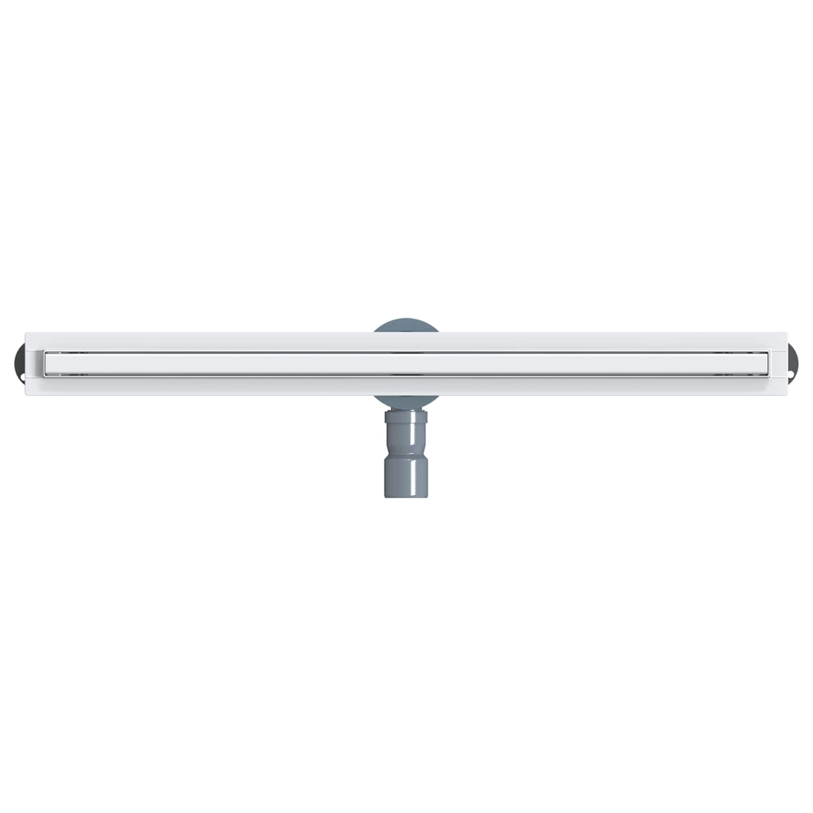 360° Duschablauf mit slim Modell Silber 80 cm Edelstahl 304