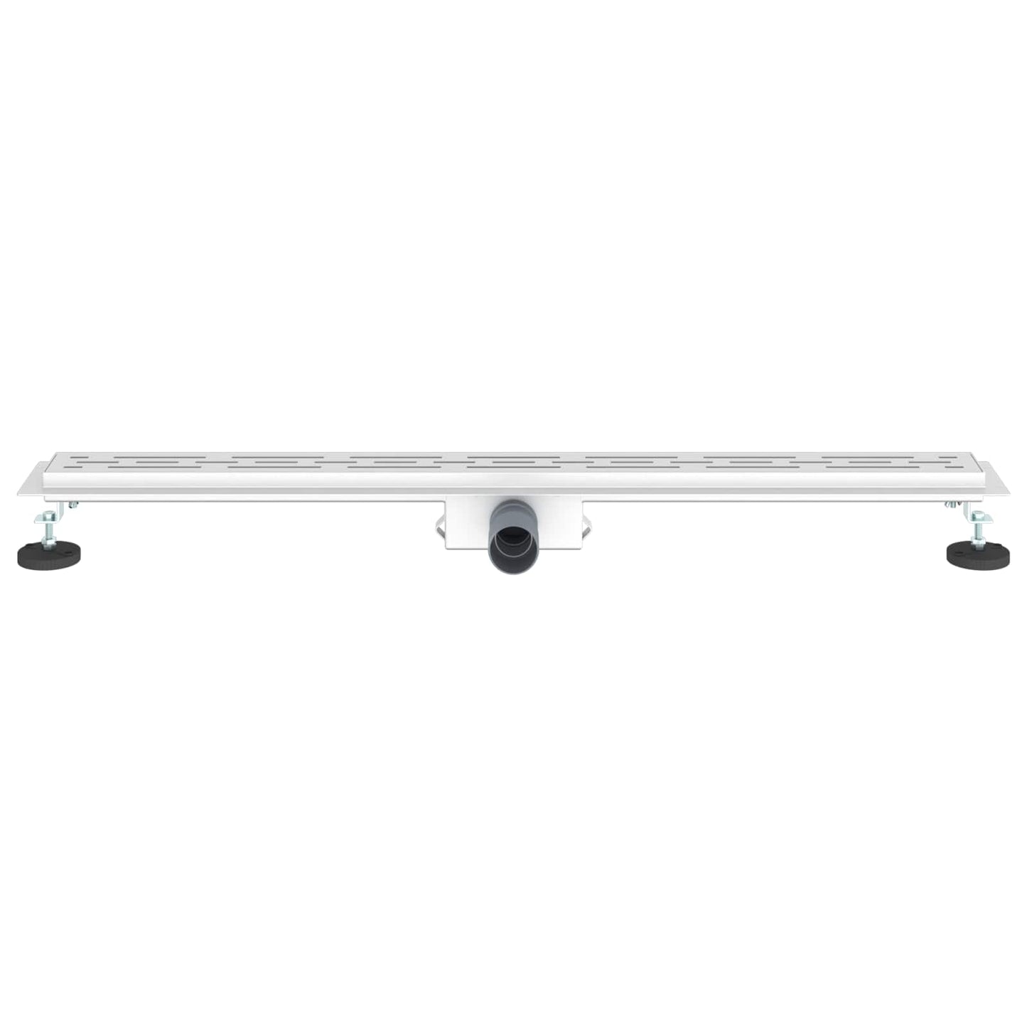 Duschabfluss mit Liniendesign Silber 90 cm Edelstahl 304