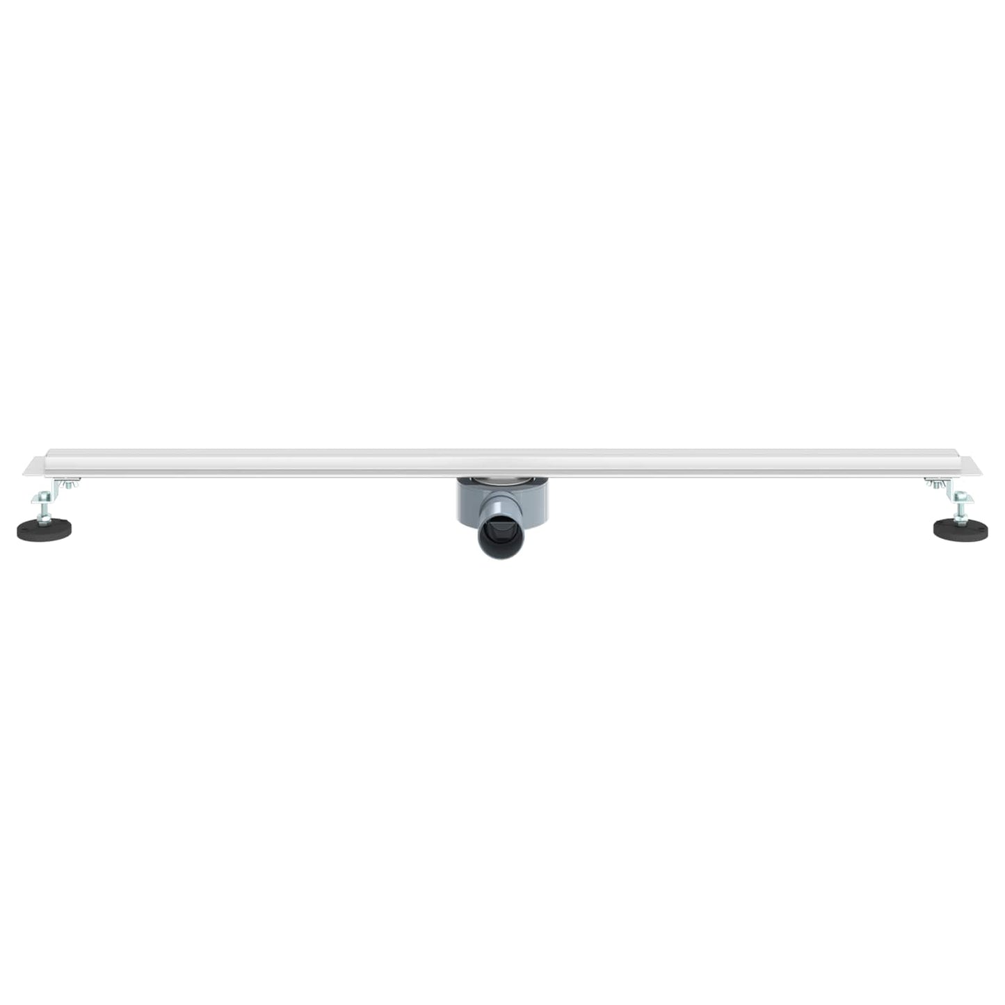 360° Duschablauf mit slim Modell Silber 100 cm Edelstahl 304