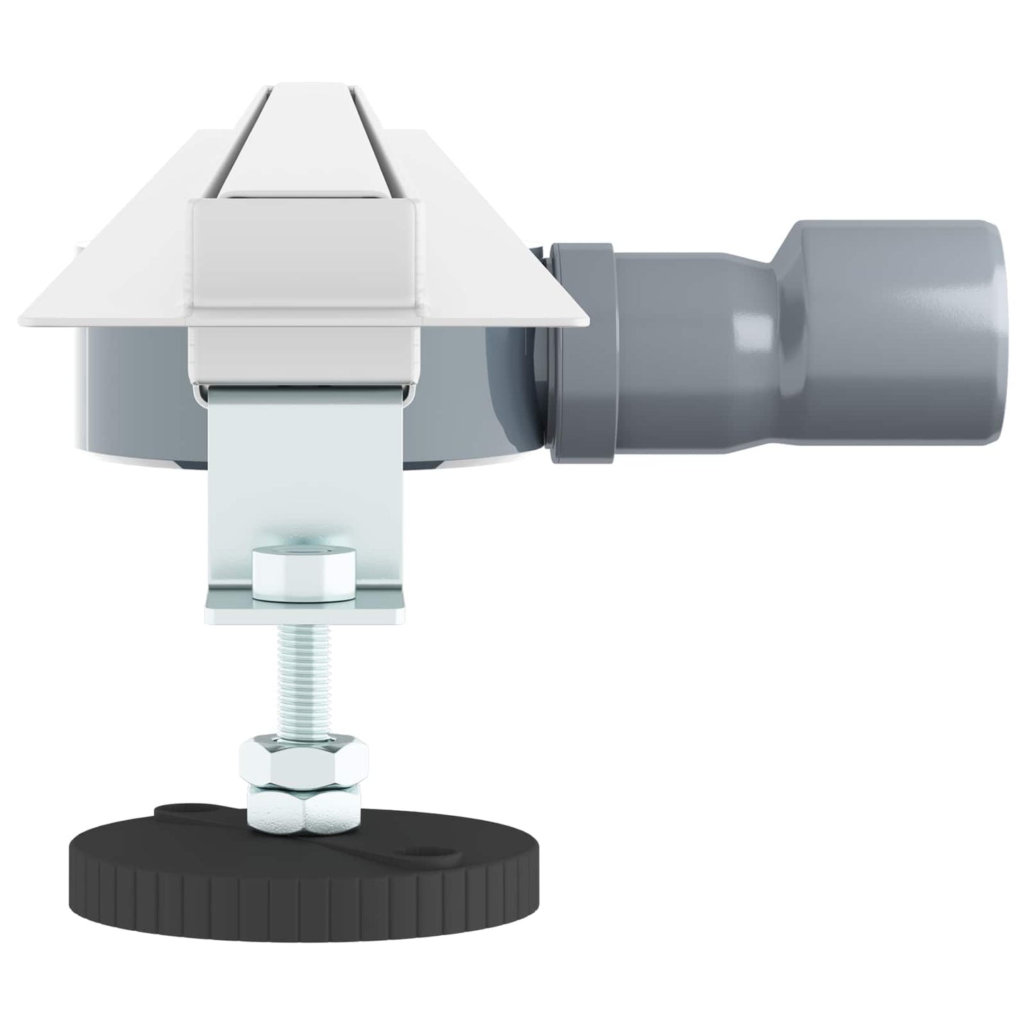 360° Duschablauf mit slim Modell Silber 100 cm Edelstahl 304