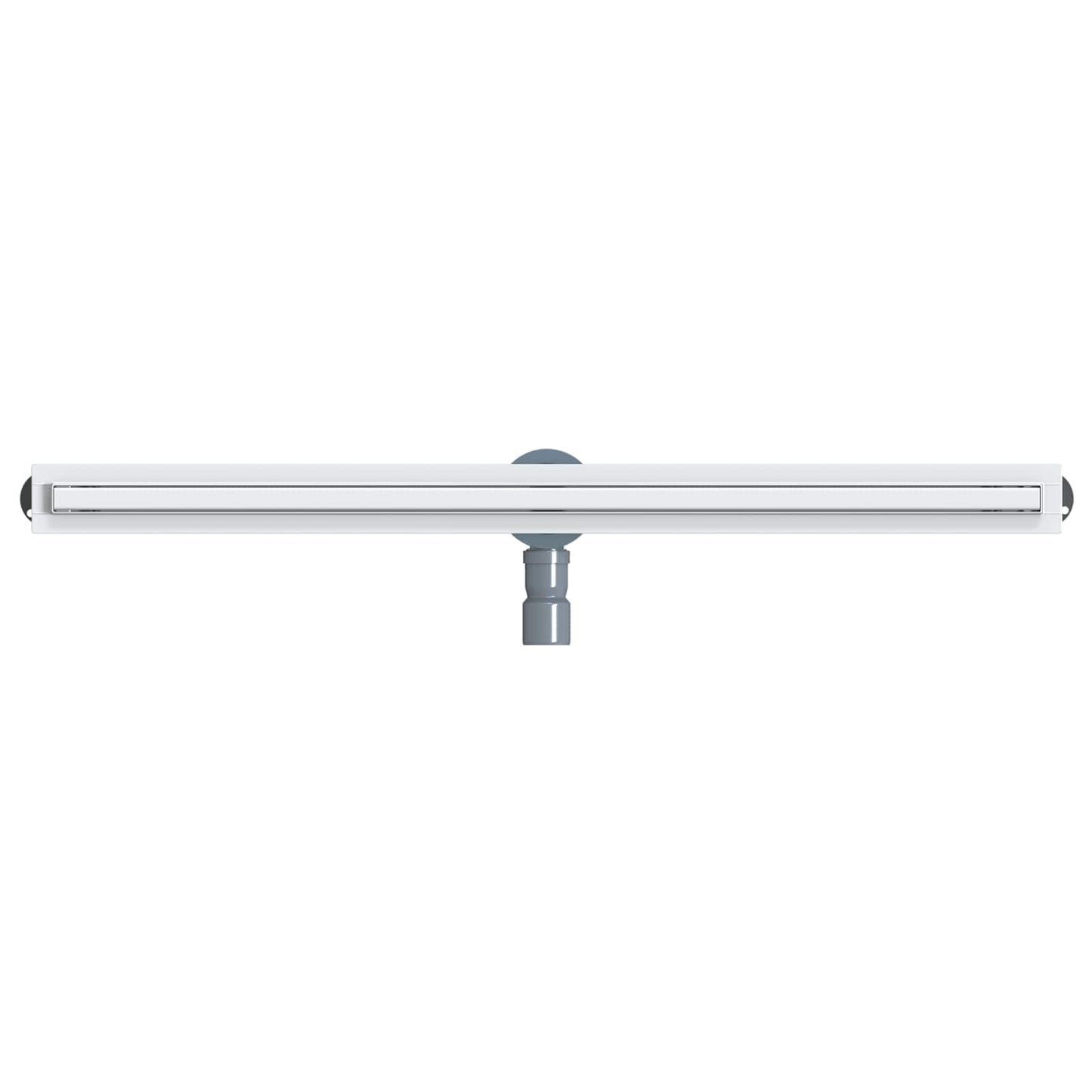 360° Duschablauf mit slim Modell Silber 100 cm Edelstahl 304