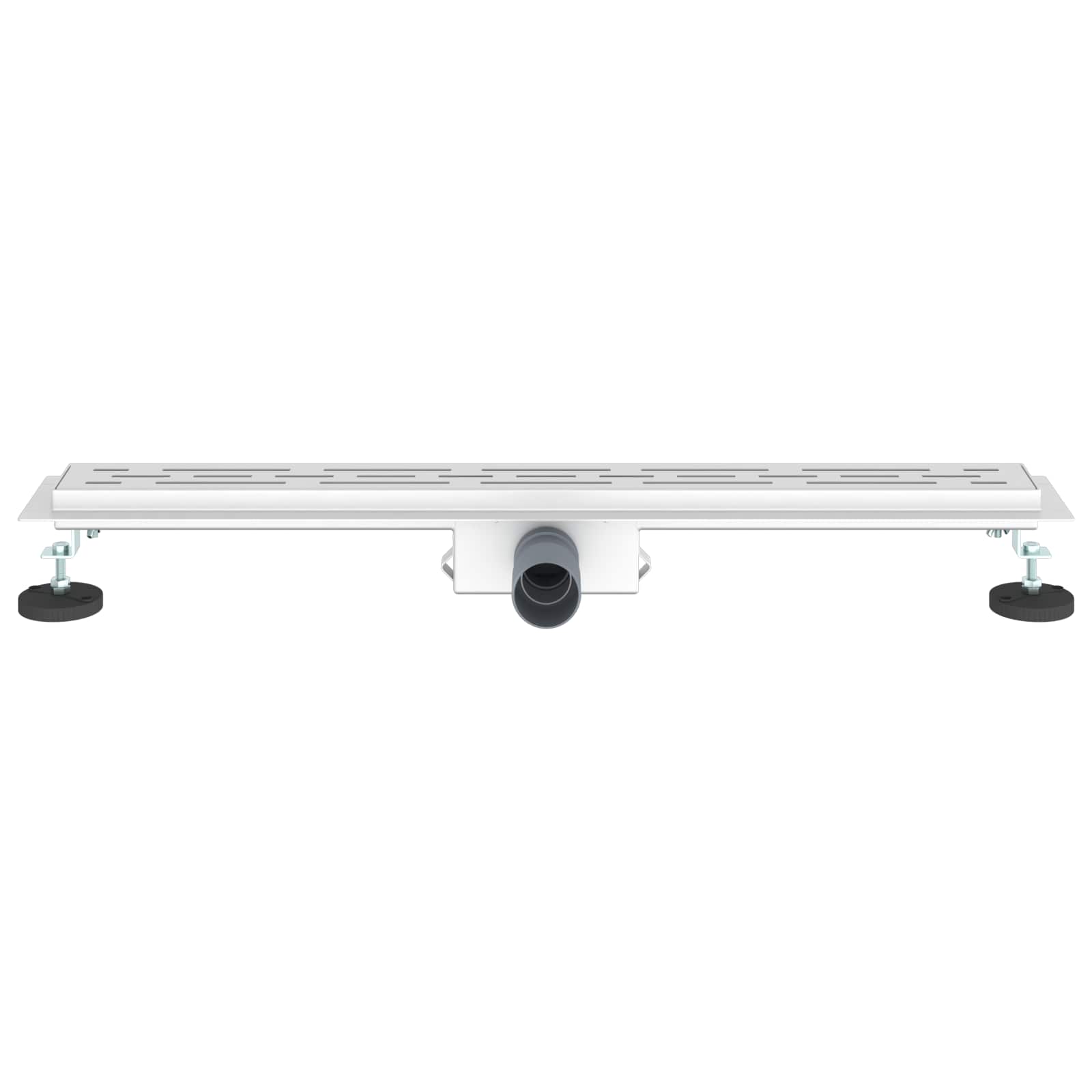 Duschabfluss mit Liniendesign Silber 70 cm Edelstahl 304