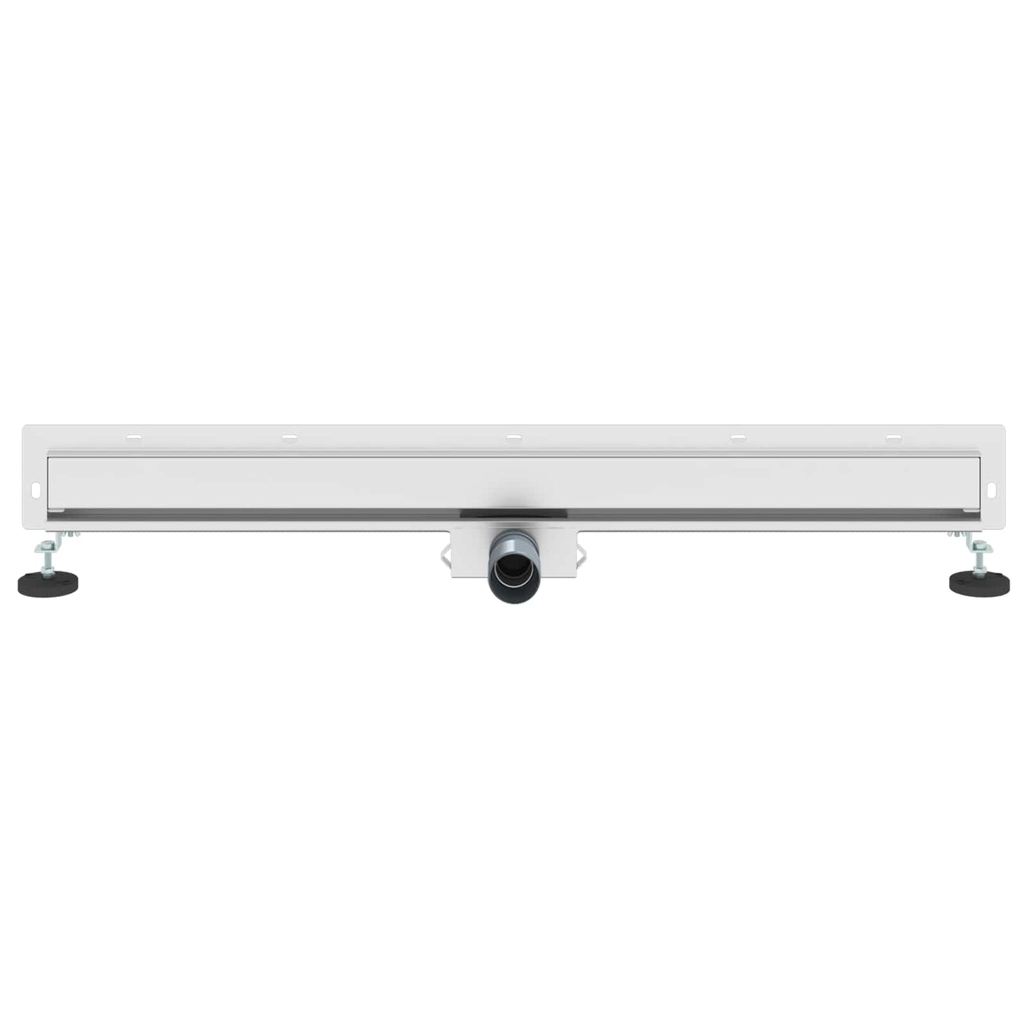 Wandmontierter Duschablauf Silber 90 cm Edelstahl 304