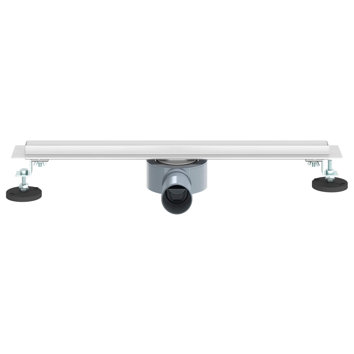 360° Duschablauf mit slim Modell Silber 50 cm Edelstahl 304