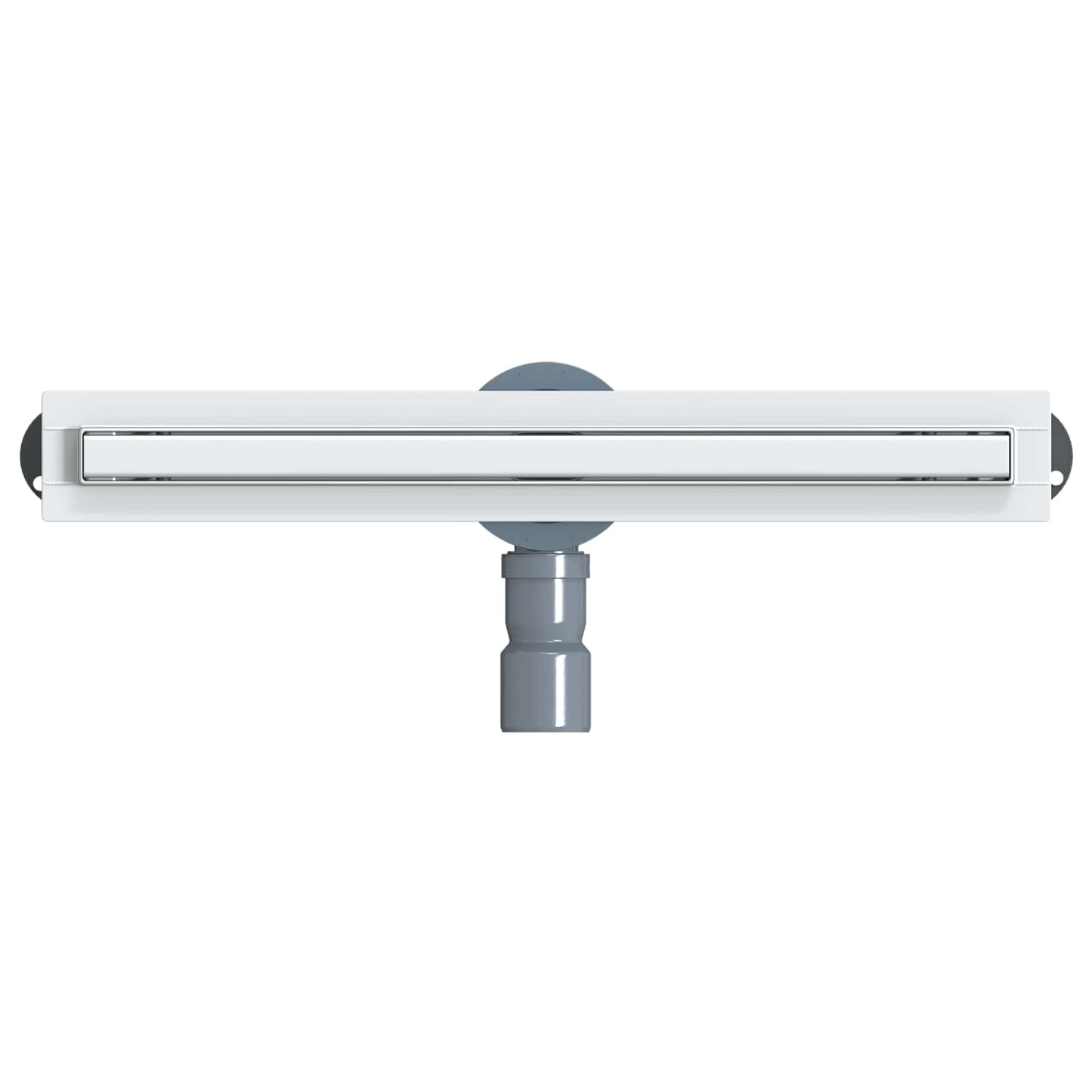 360° Duschablauf mit slim Modell Silber 50 cm Edelstahl 304