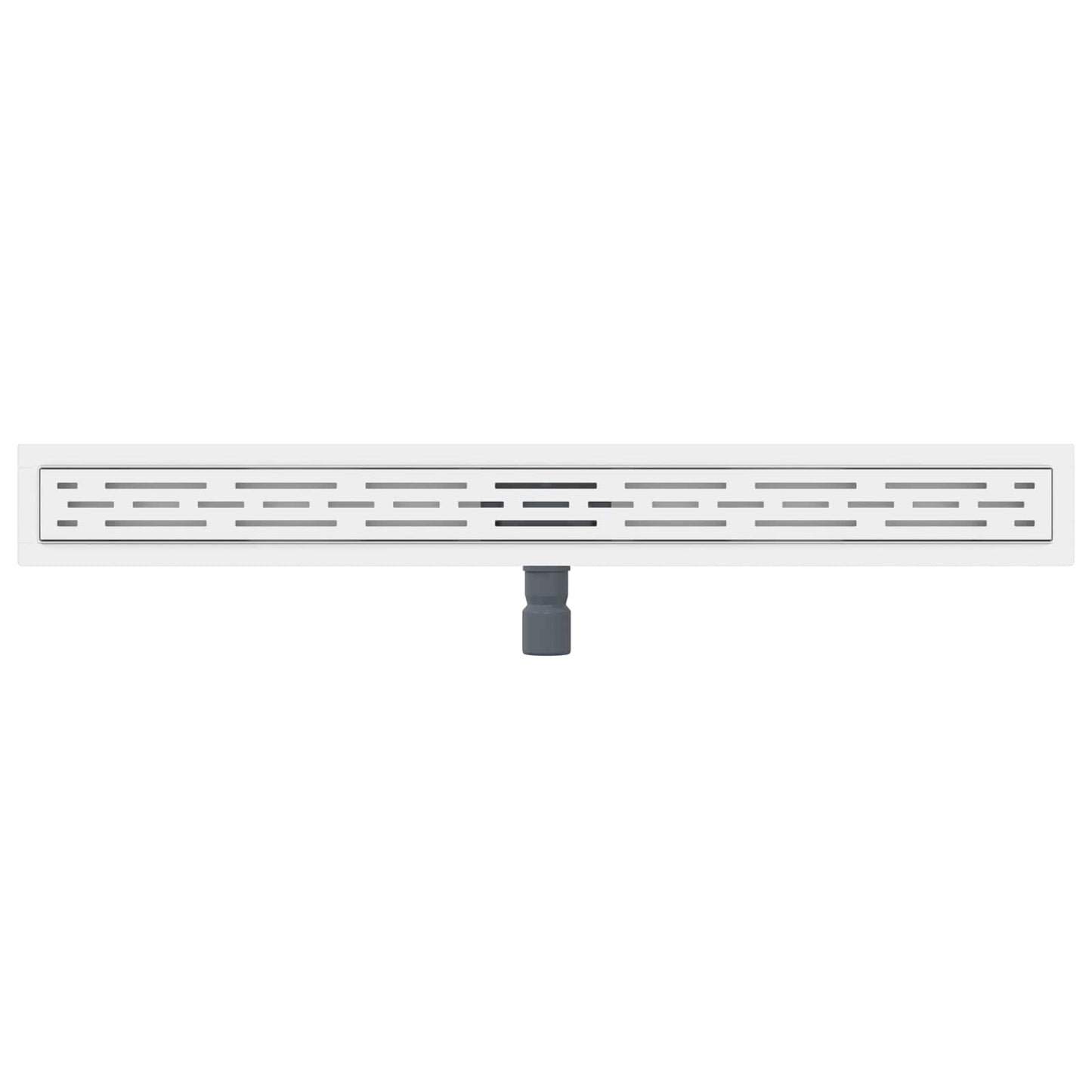 Duschabfluss mit Liniendesign Silber 100 cm Edelstahl 304
