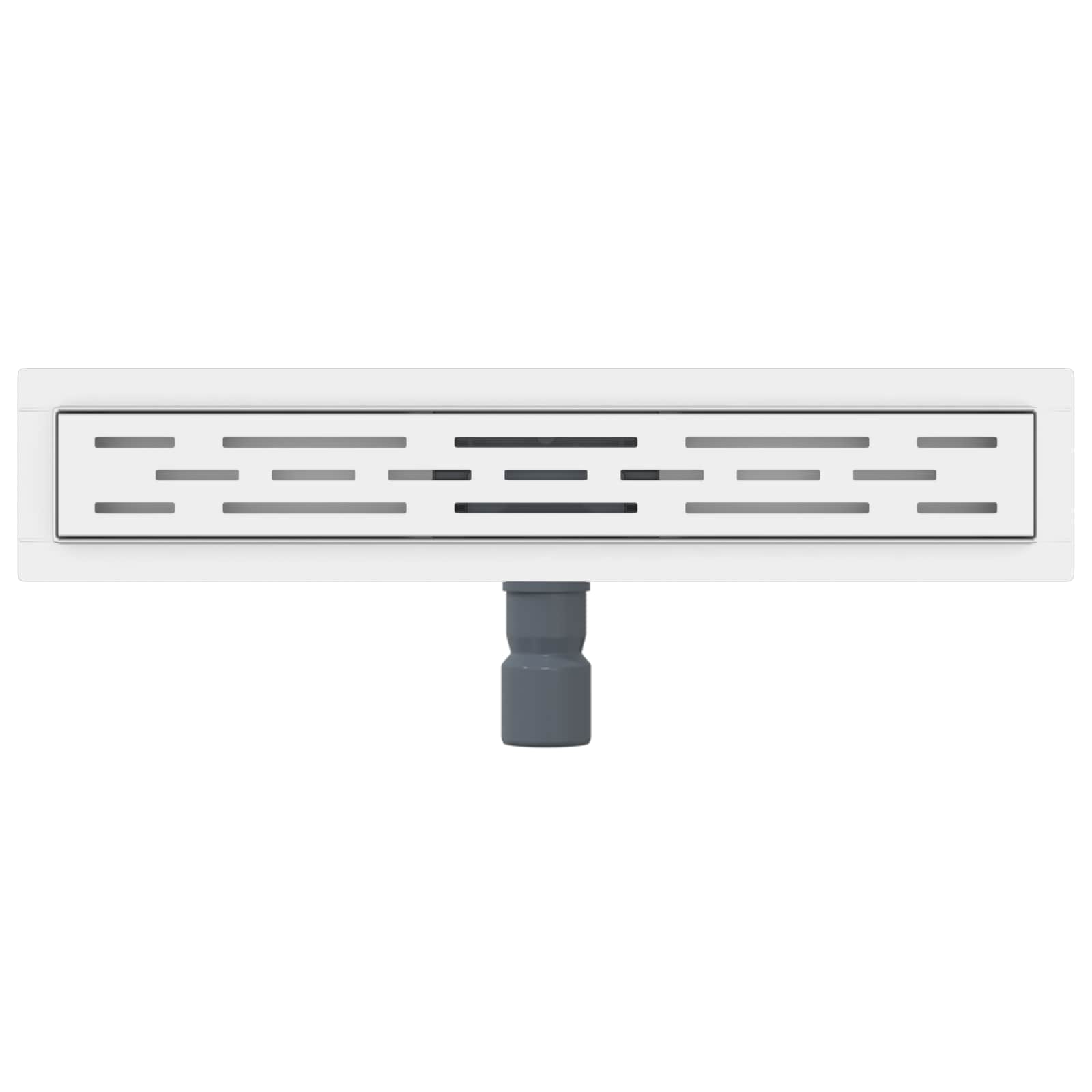 Duschabfluss mit Liniendesign Silber 60 cm Edelstahl 304