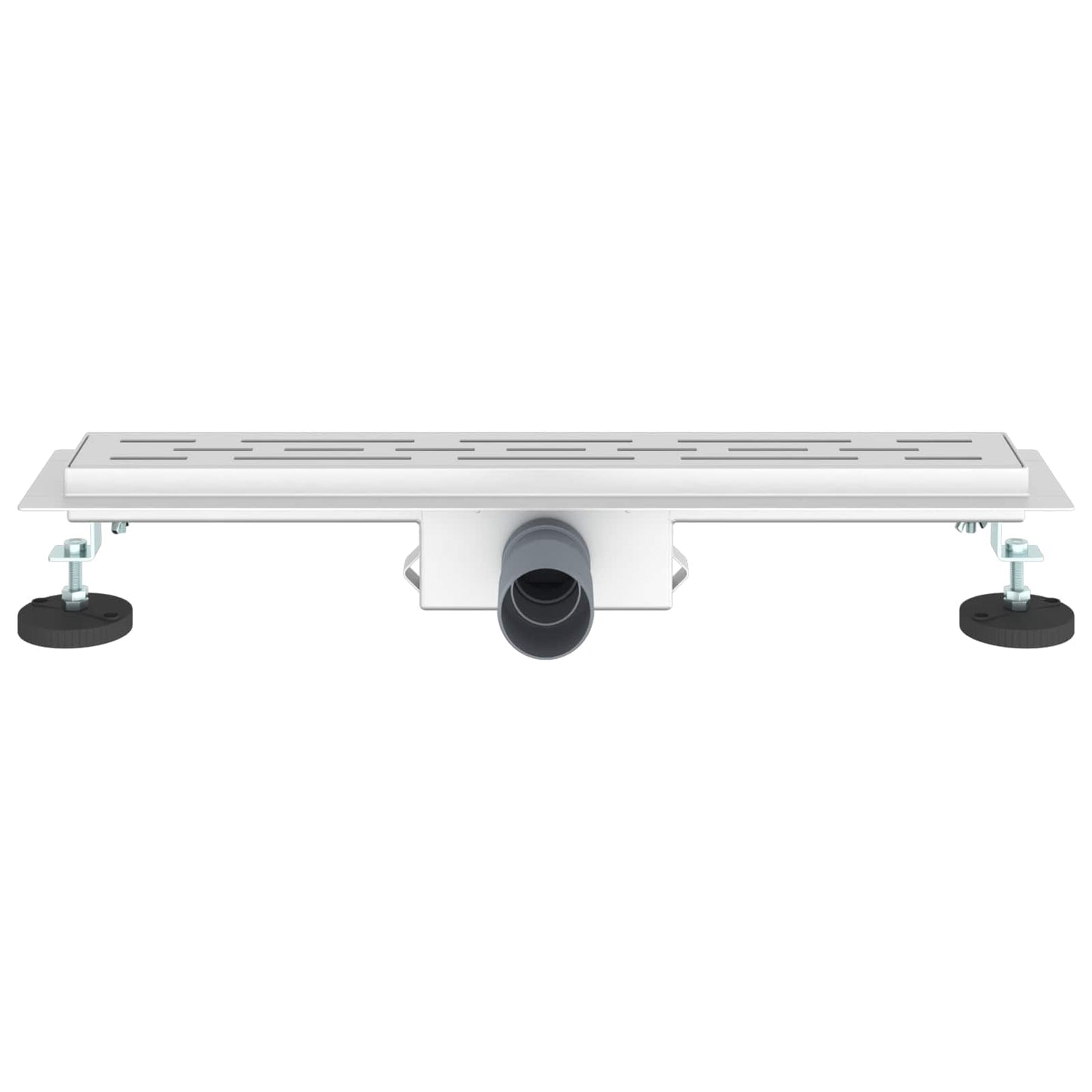 Duschabfluss mit Liniendesign Silber 50 cm Edelstahl 304