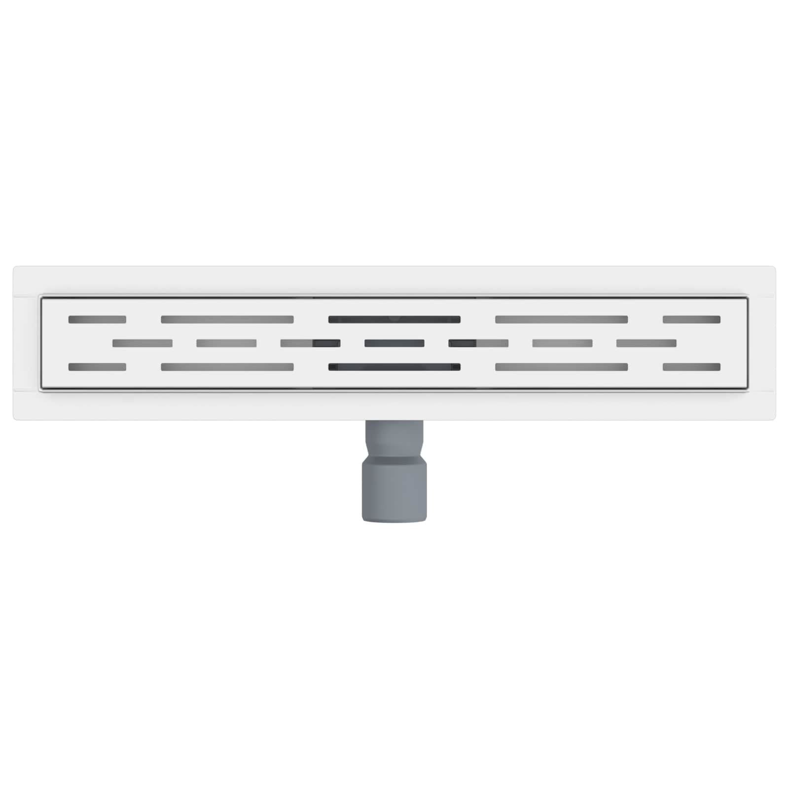Duschabfluss mit Liniendesign Silber 50 cm Edelstahl 304