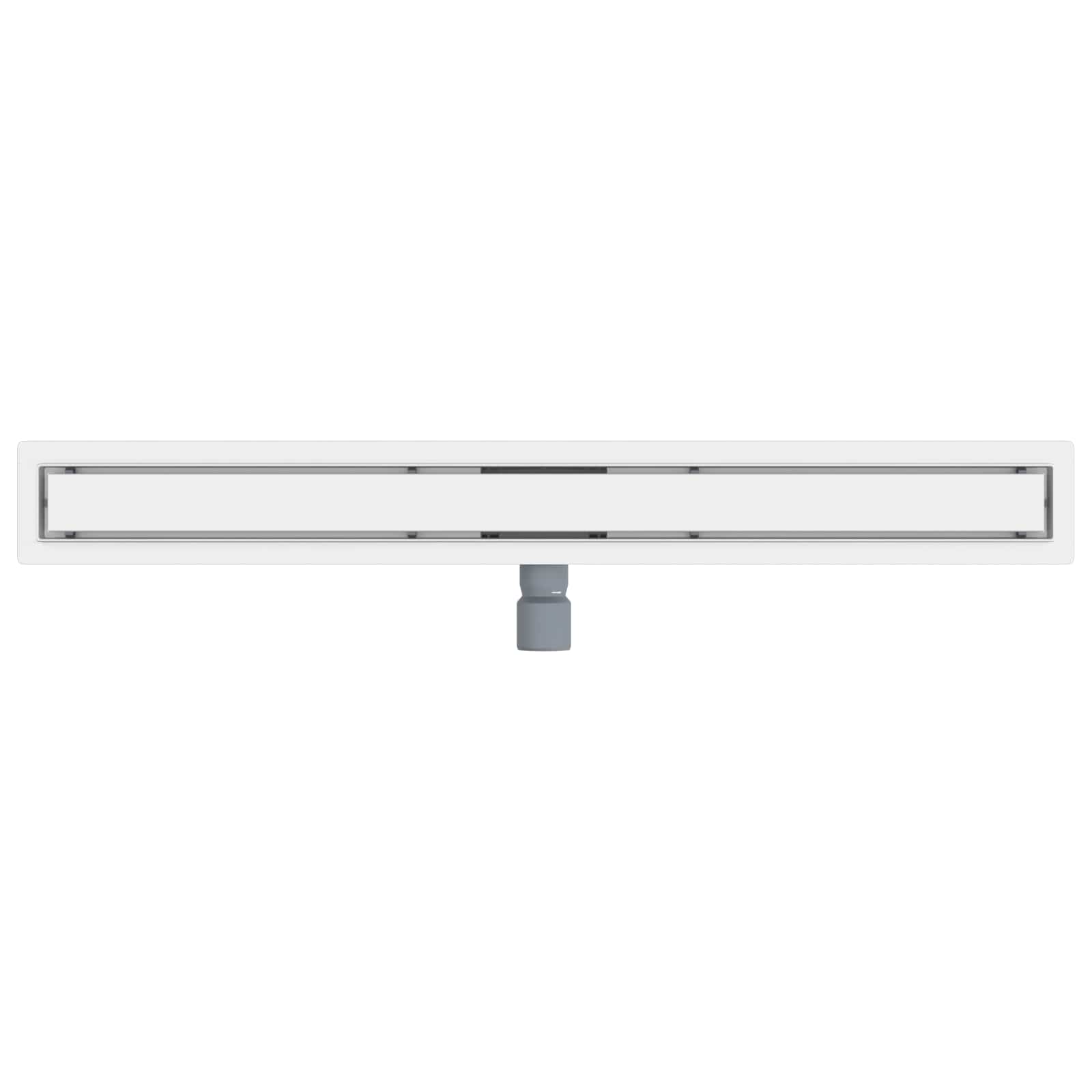 2 in 1 Duschabfluss Silber 90 cm Edelstahl 304