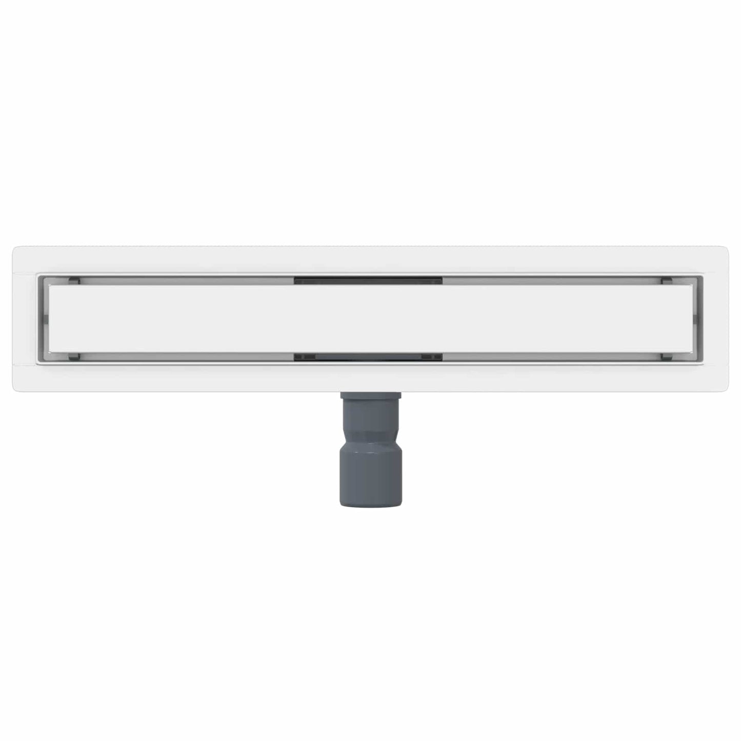 2 in 1 Duschabfluss Silber 60 cm Edelstahl 304