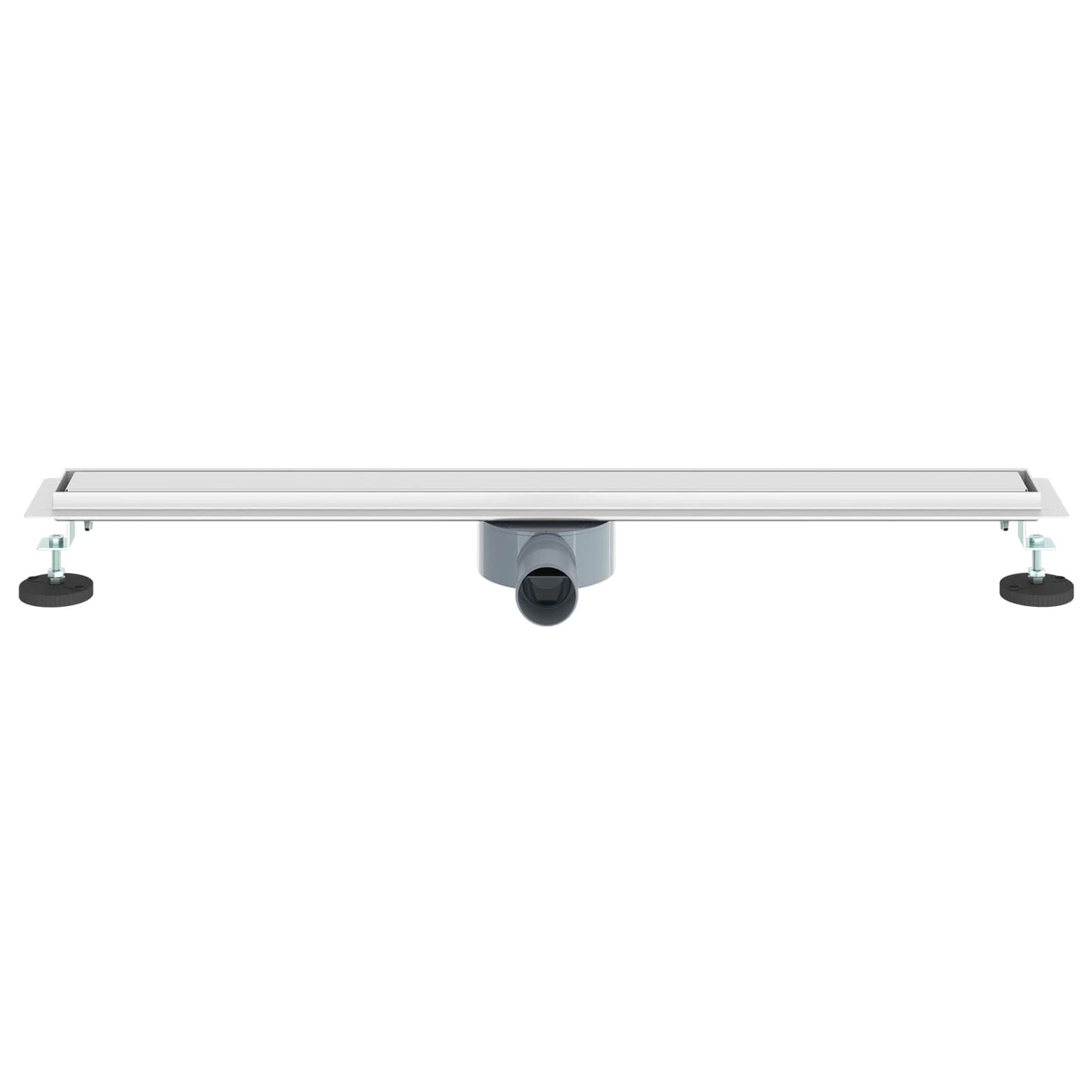 Duschablauf 2-in-1 mit 360° Siphon Silber 80 cm Edelstahl 304