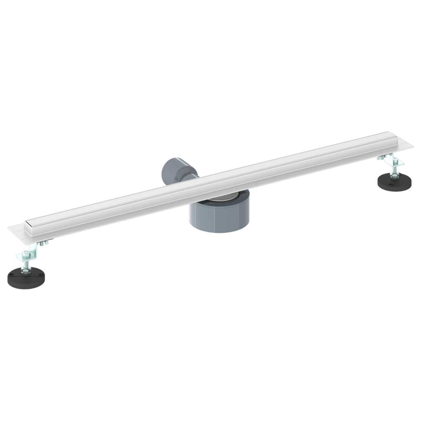 360° Duschablauf mit slim Modell Silber 70 cm Edelstahl 304