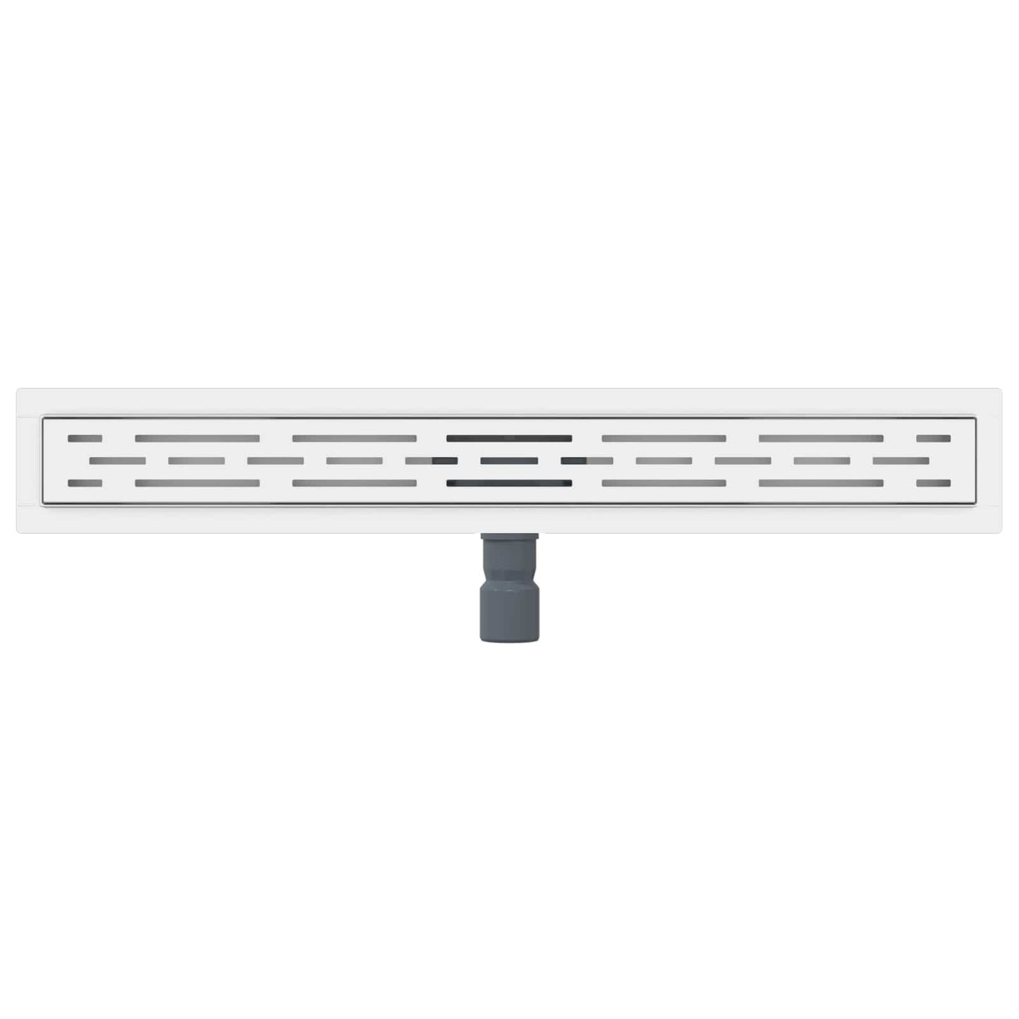Duschabfluss mit Liniendesign Silber 80 cm Edelstahl 304