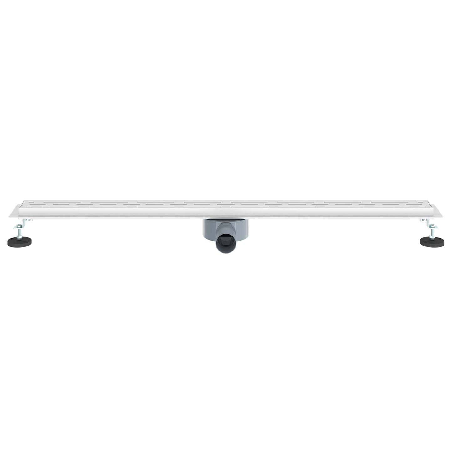 Duschabfluss im Liniendesign mit 360° Siphon Silber 100 cm