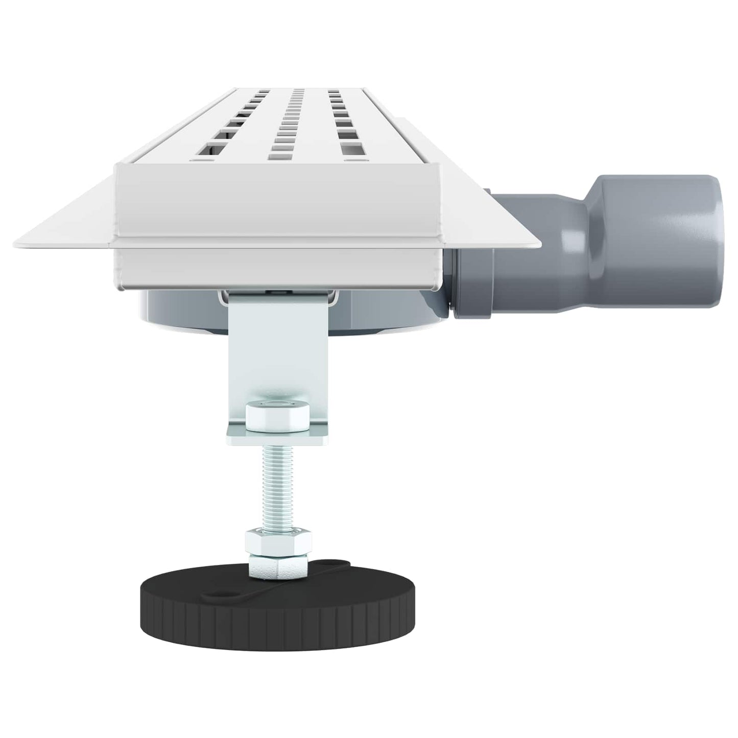 Duschabfluss im Liniendesign mit 360° Siphon Silber 100 cm