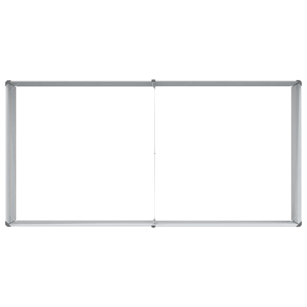 Hochbeet Hellbraun 160 x 80 x 77 cm Verzinkter Stahl