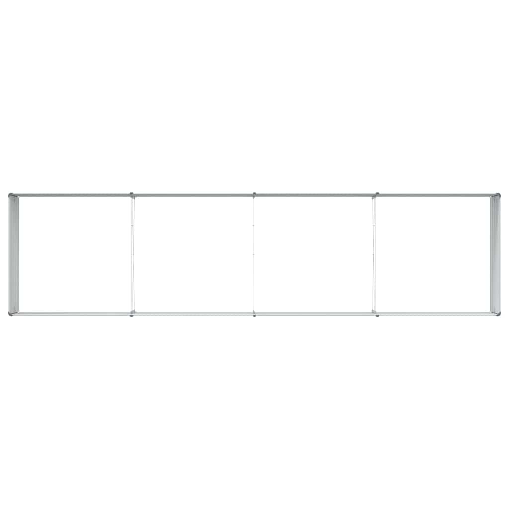 Hochbeet Hellbraun 320 x 80 x 45 cm Verzinkter Stahl