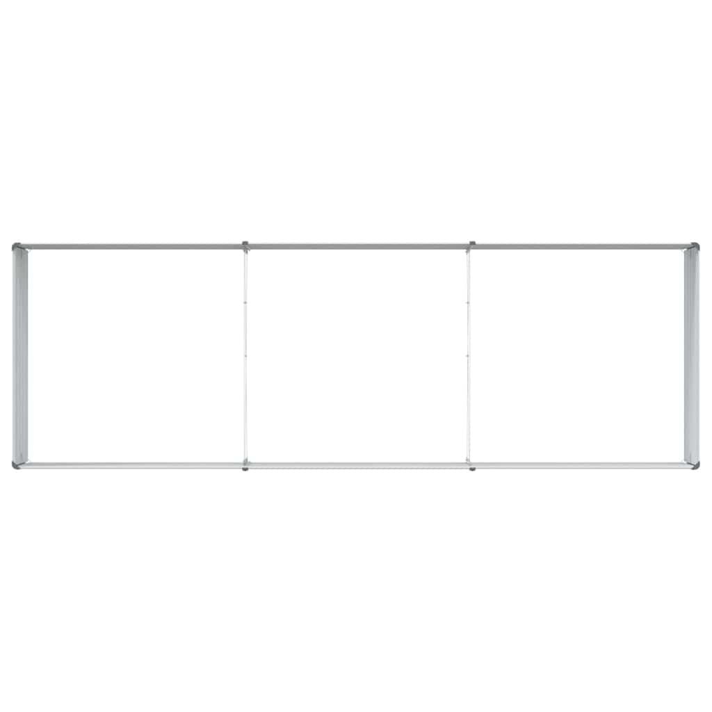 Hochbeet Hellbraun 240 x 80 x 45 cm Verzinkter Stahl