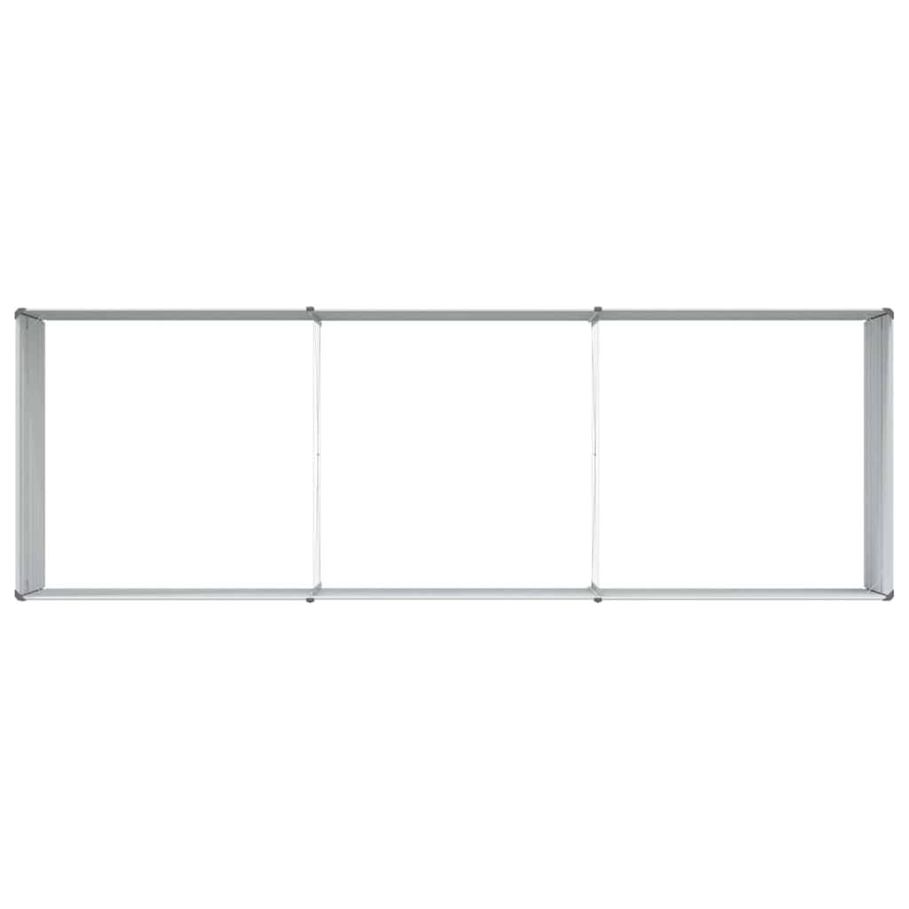 Hochbeet Hellbraun 240 x 80 x 77 cm Verzinkter Stahl