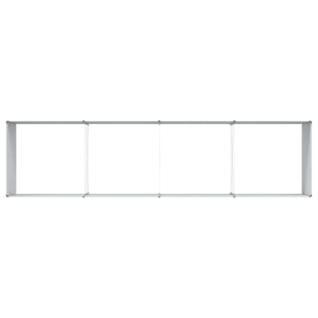 Hochbeet Hellbraun 320 x 80 x 77 cm Verzinkter Stahl