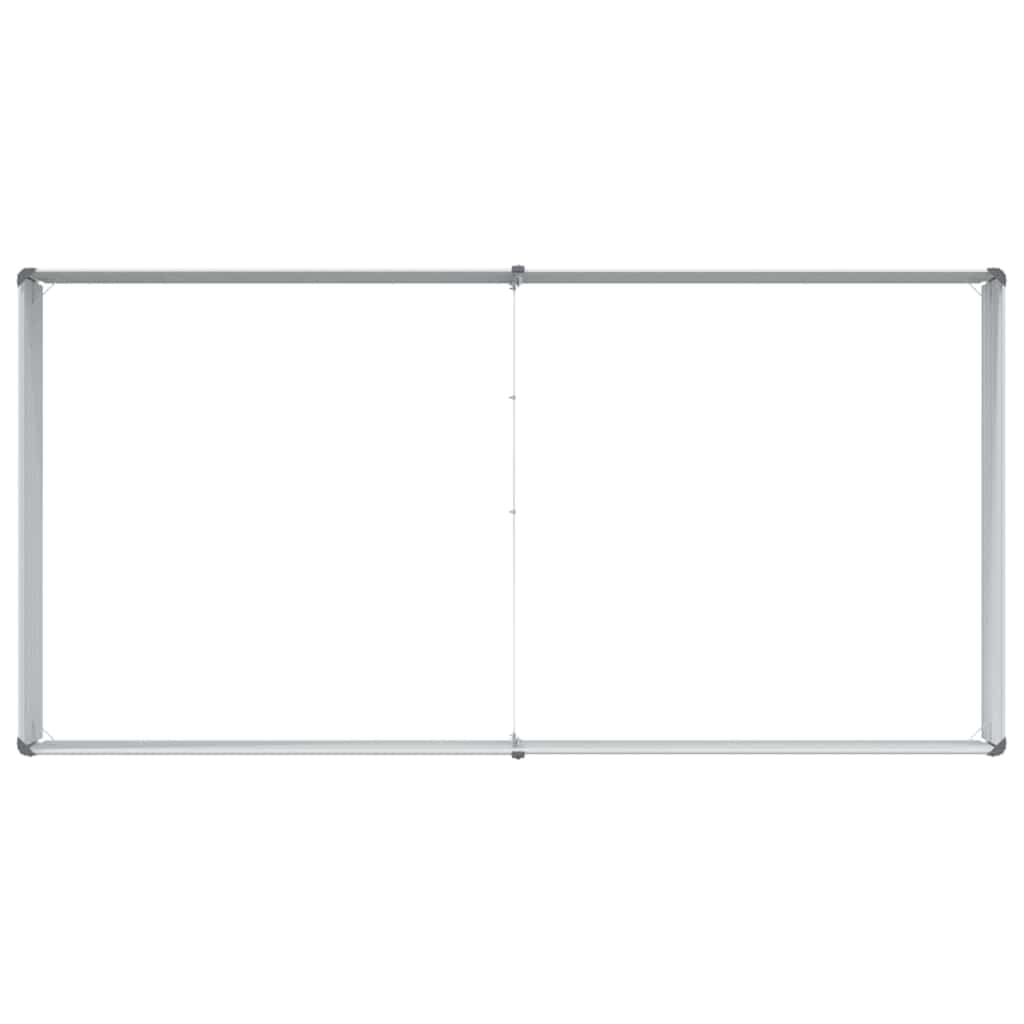 Hochbeet Hellbraun 160 x 80 x 45 cm Verzinkter Stahl