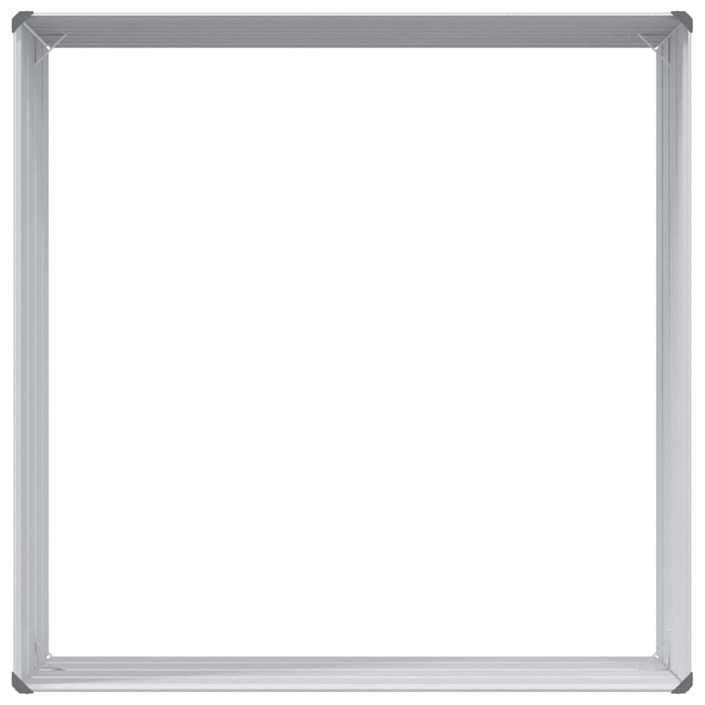 Hochbeet Hellbraun 100 x 100 x 45 cm Verzinkter Stahl