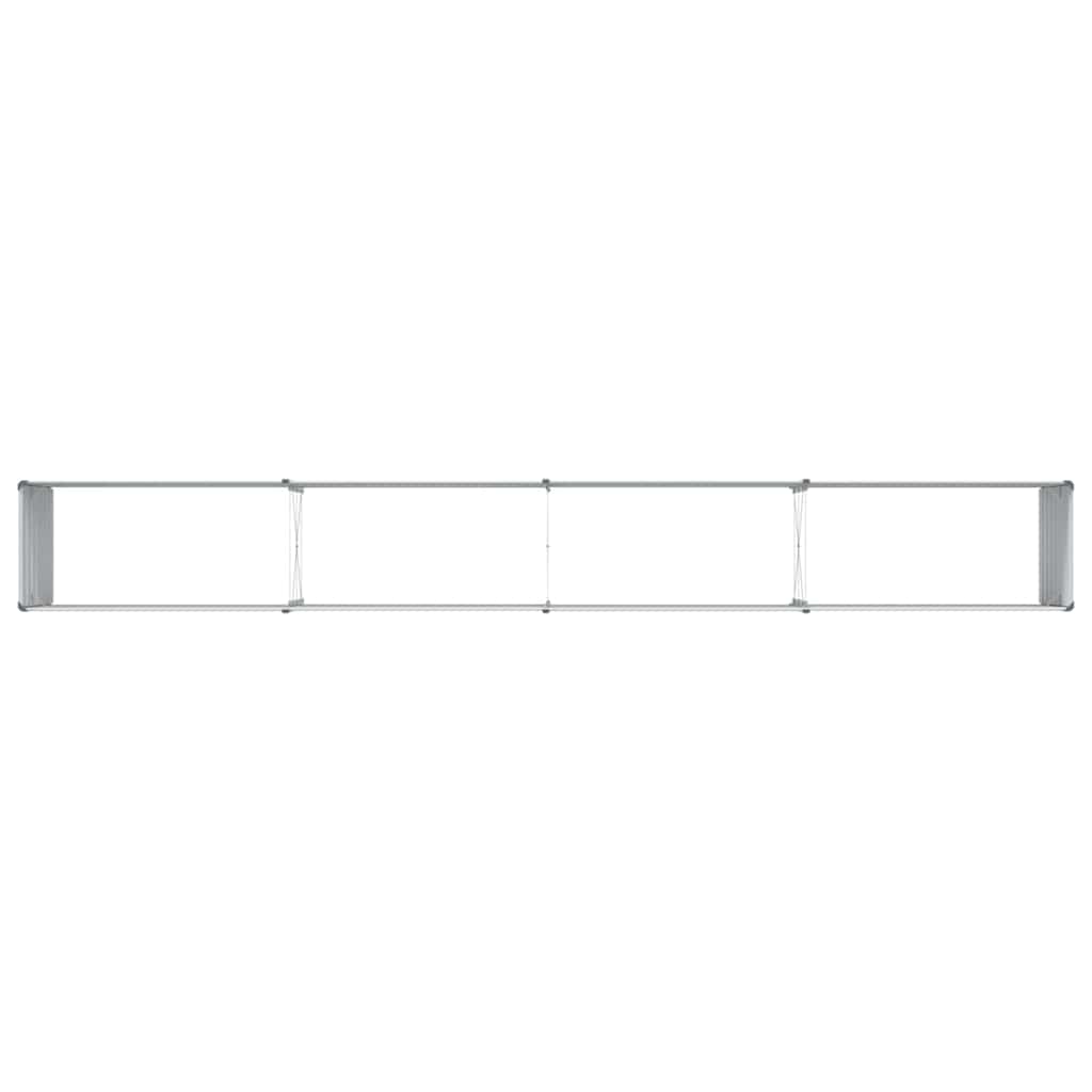 Hochbeet Hellbraun 320 x 40 x 77 cm Verzinkter Stahl