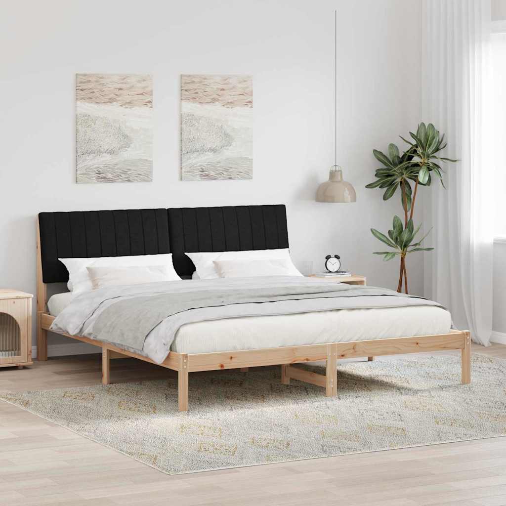 Bettrahmen mit Kopfteil Braun 180 x 200 cm Massives Kiefernholz