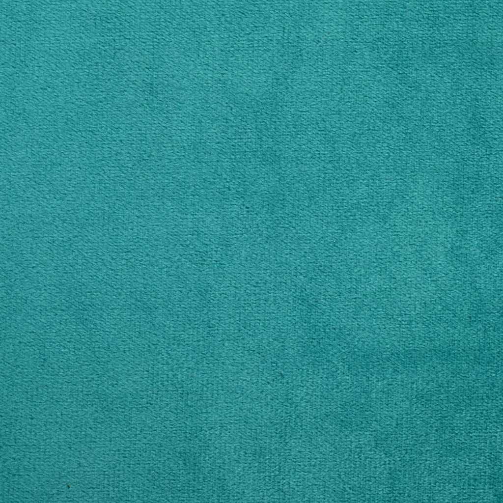 Eckbettgestell mit Matratze 2 stk. Türkis 90 x 190 cm Samt