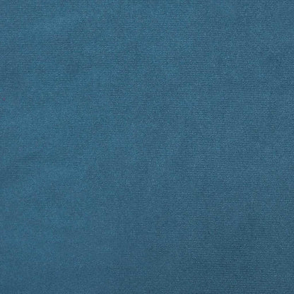 Eckbettgestell mit Matratze 2 stk. Blau 90 x 200 cm Samt