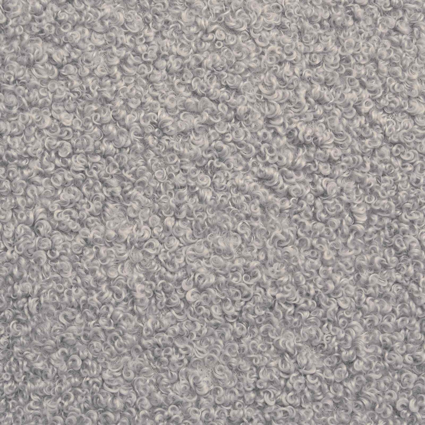 Kinderbettgestell mit Kopfteil Hellgrau 80x160 cm Bouclé
