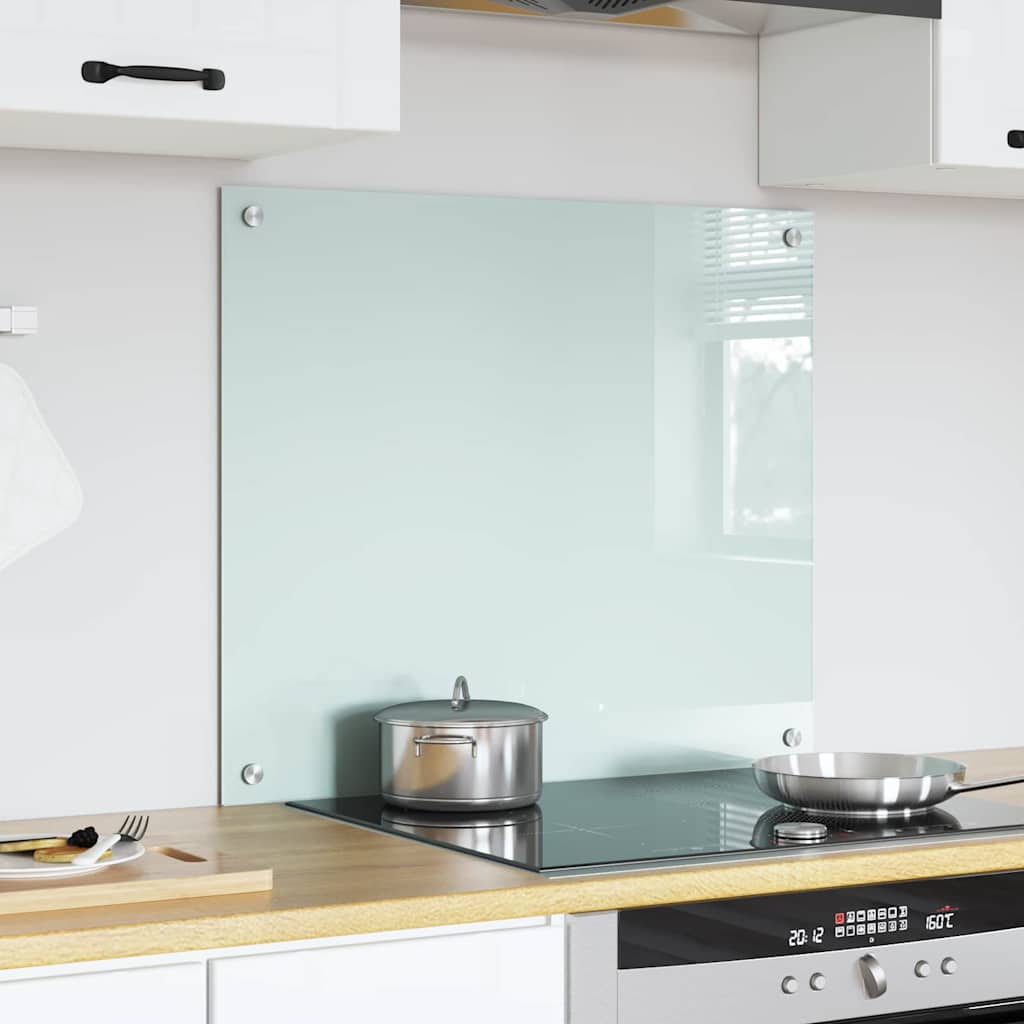 Küchenrückwand Milch 70 x 60 cm Gehärtetes Glas