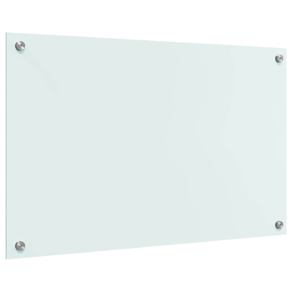 Küchenrückwand Milch 80 x 50 cm Gehärtetes Glas