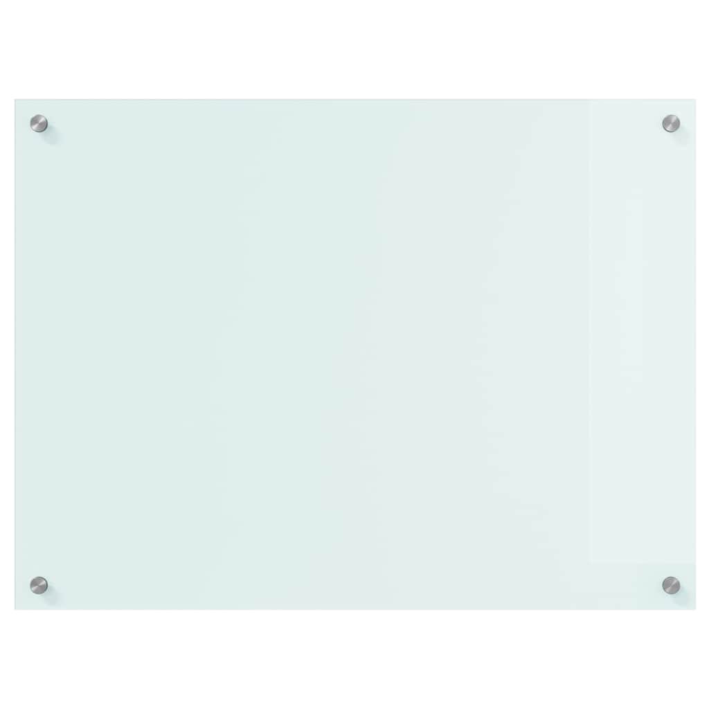 Küchenrückwand Milch 80 x 60 cm Gehärtetes Glas