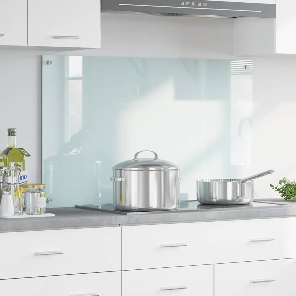 Küchenrückwand Milch 100 x 60 cm Gehärtetes Glas