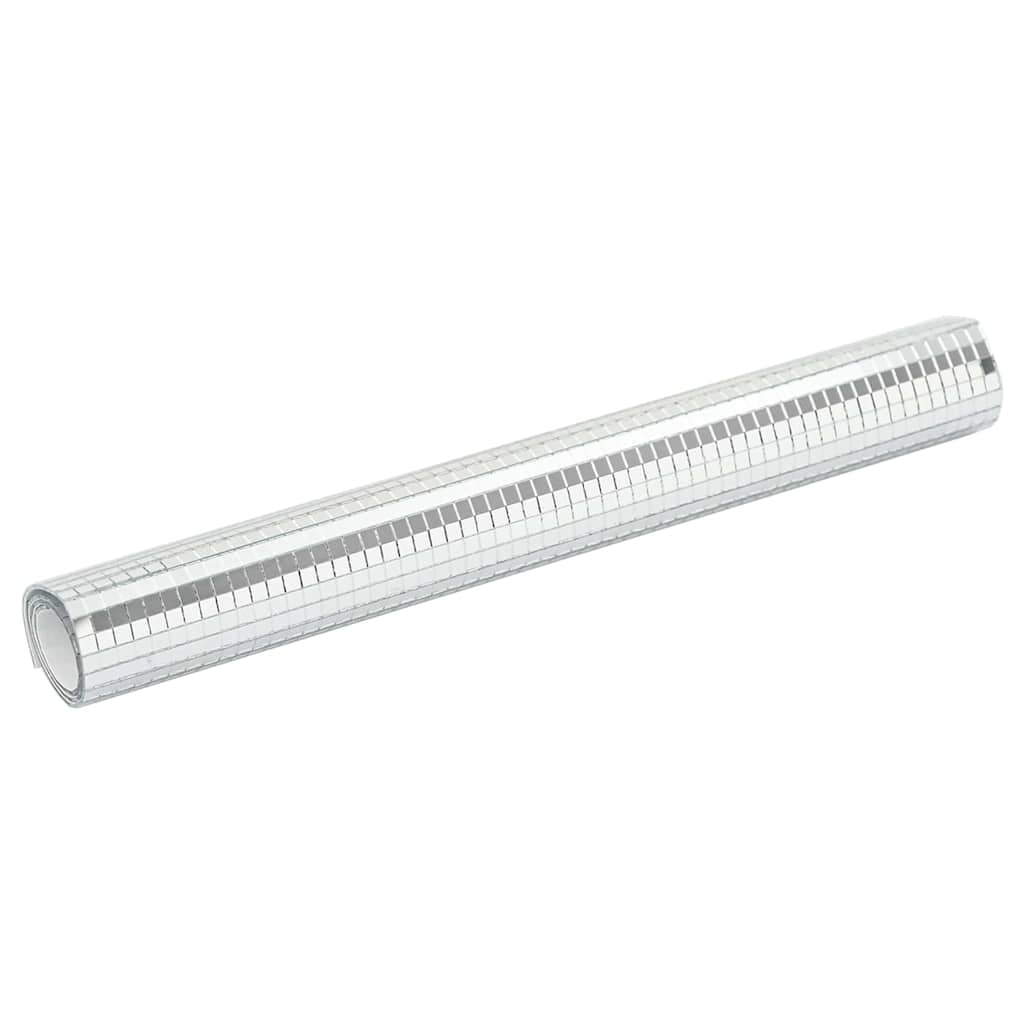 Spiegel-Mosaikfliese Geometrisch 3 Stk. Silber 30 x 30 cm Glas
