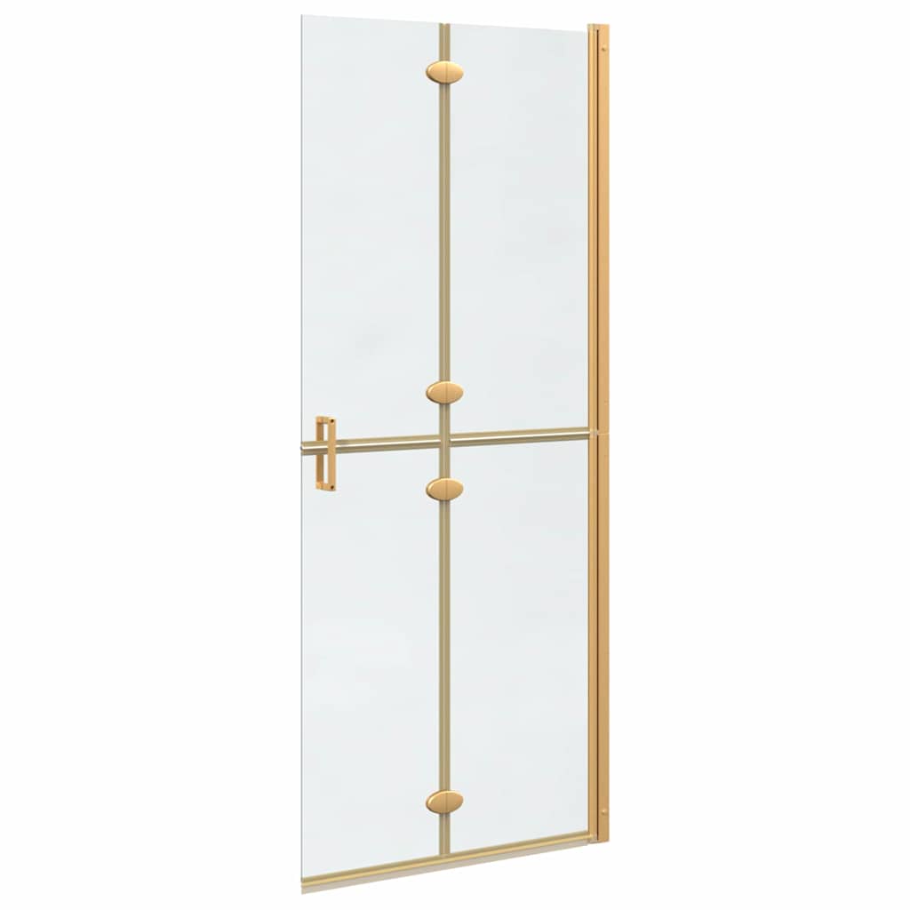 Walk-In Duschwand Gold 80 x 6,5 x 190 cm