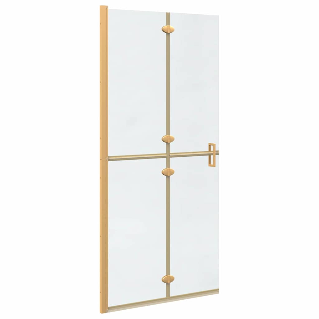 Walk-In Duschwand Gold 90 x 6,5 x 190 cm