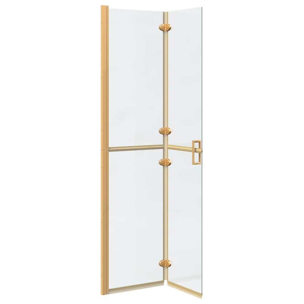 Walk-In Duschwand Gold 90 x 6,5 x 190 cm