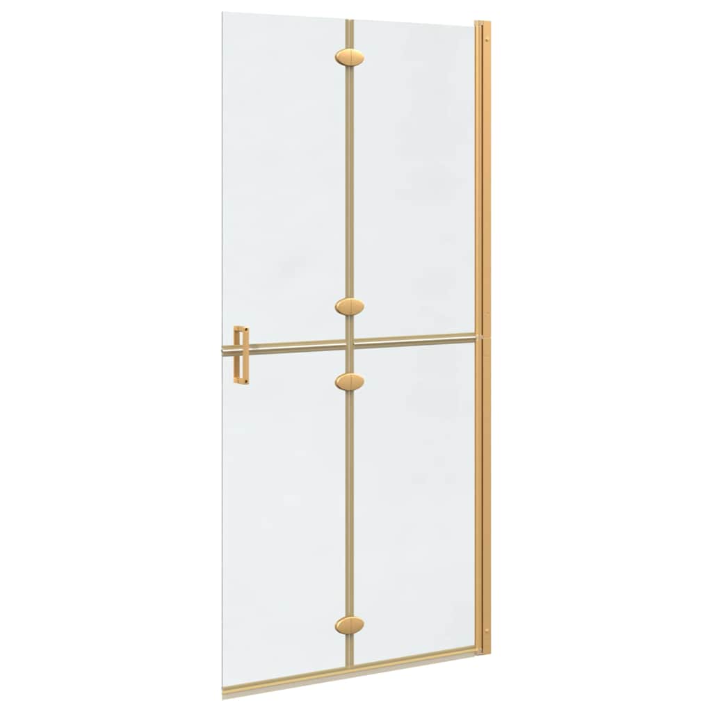 Walk-In Duschwand Gold 90 x 6,5 x 190 cm