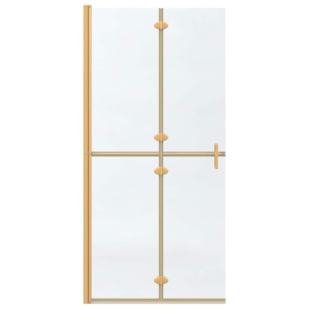 Walk-In Duschwand Gold 90 x 6,5 x 190 cm