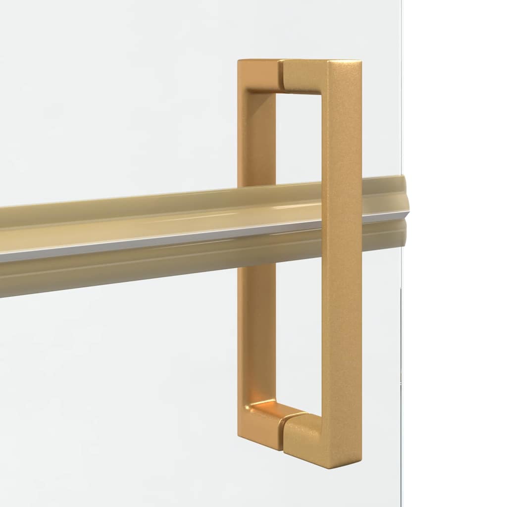 Walk-In Duschwand Gold 100 x 6,5 x 190 cm