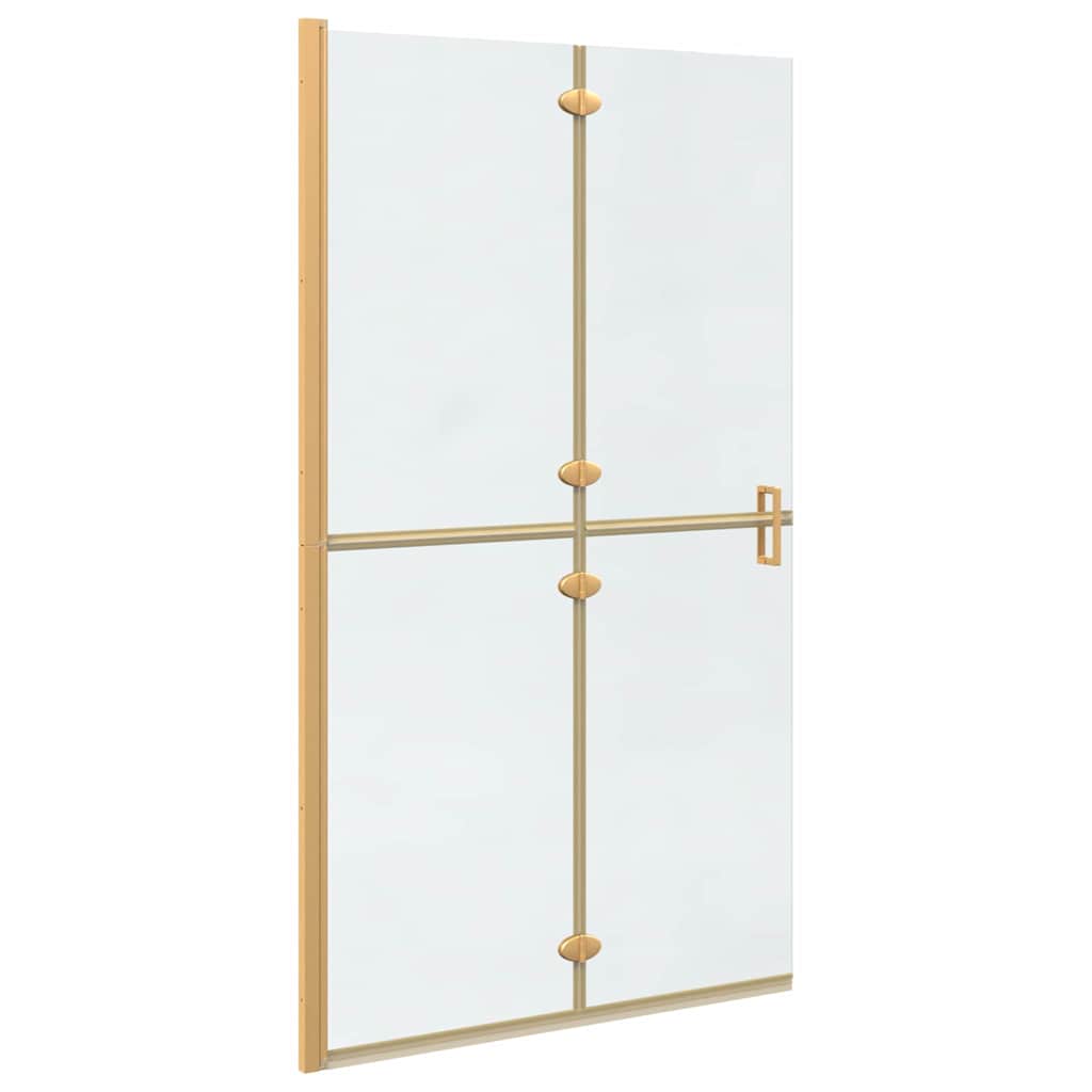 Walk-In Duschwand Gold 110 x 6,5 x 190 cm