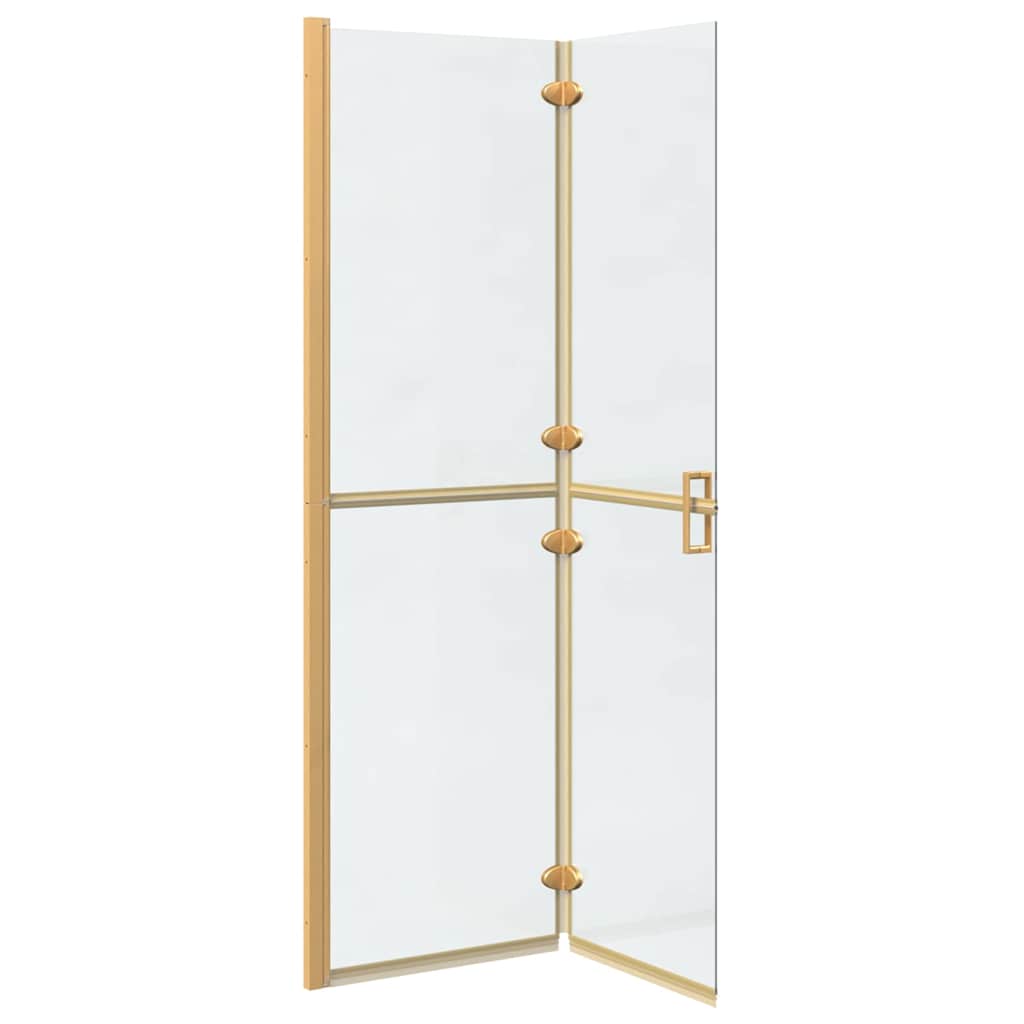 Walk-In Duschwand Gold 110 x 6,5 x 190 cm