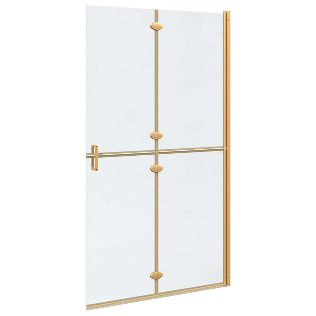Walk-In Duschwand Gold 110 x 6,5 x 190 cm