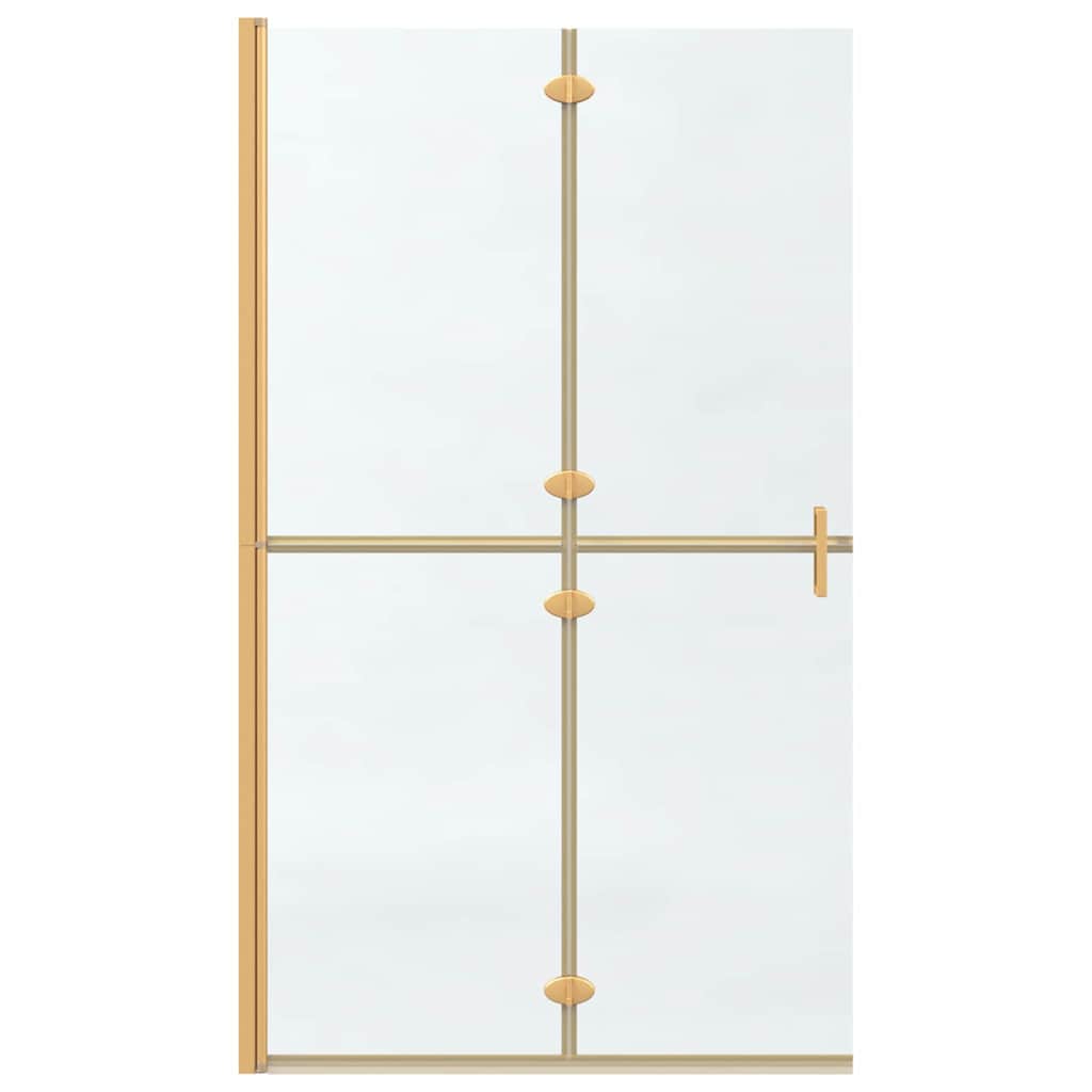 Walk-In Duschwand Gold 110 x 6,5 x 190 cm